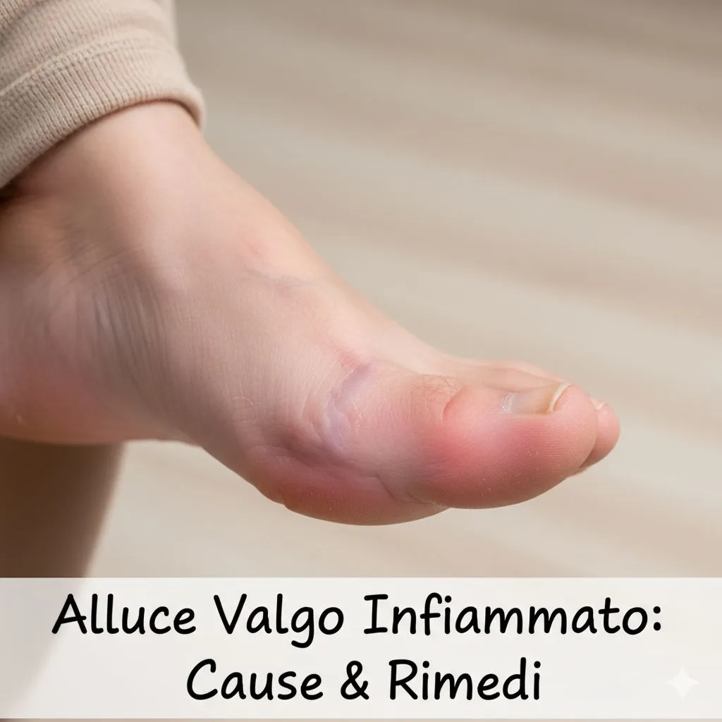 alluce valgo infiammato