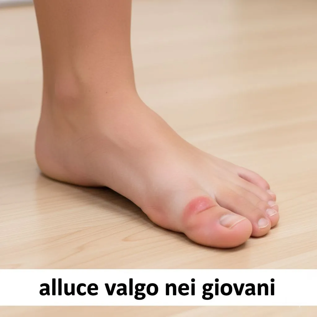 Alluce valgo nei giovani